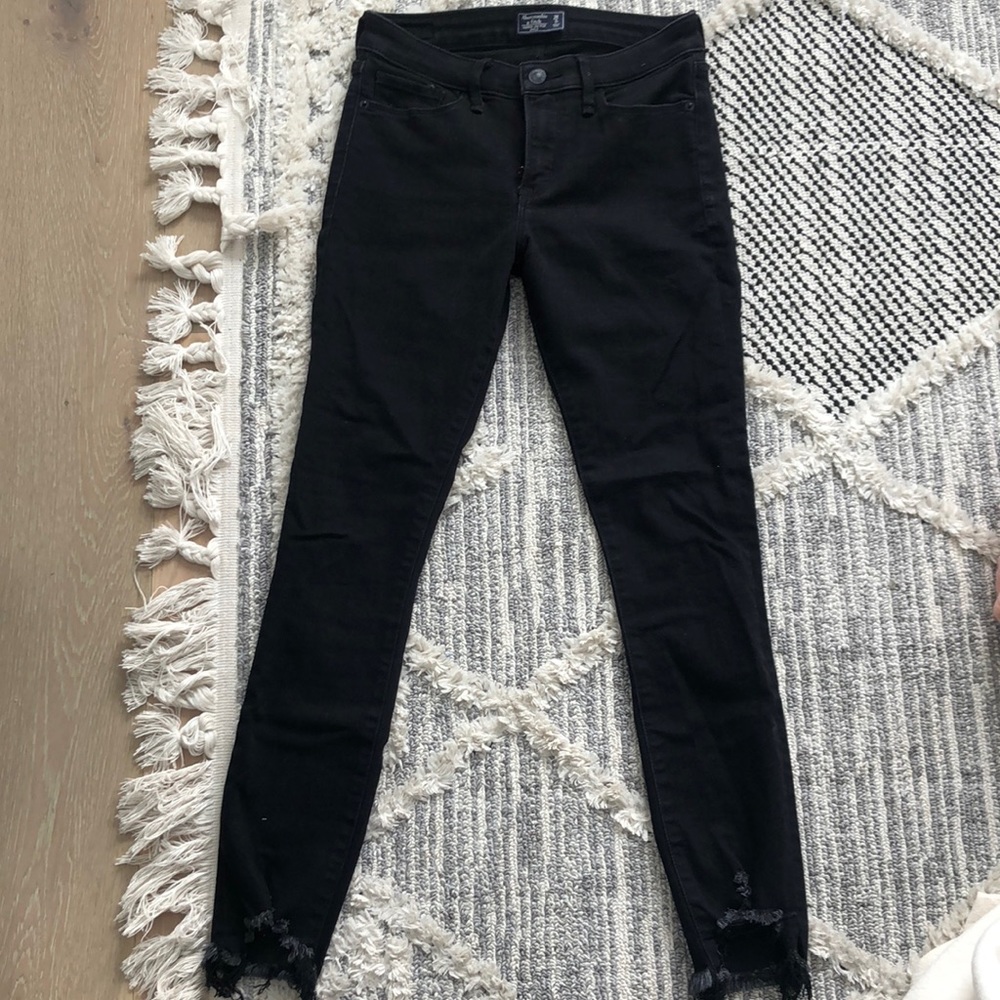 Abercrombie black denim